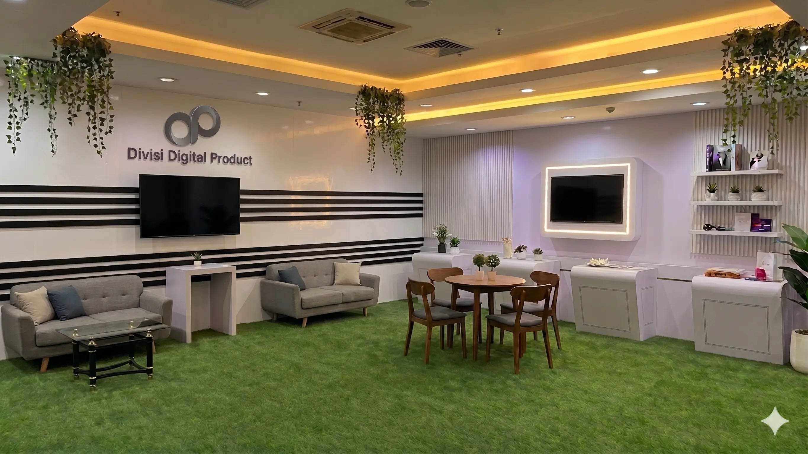 High-tech modern meeting room